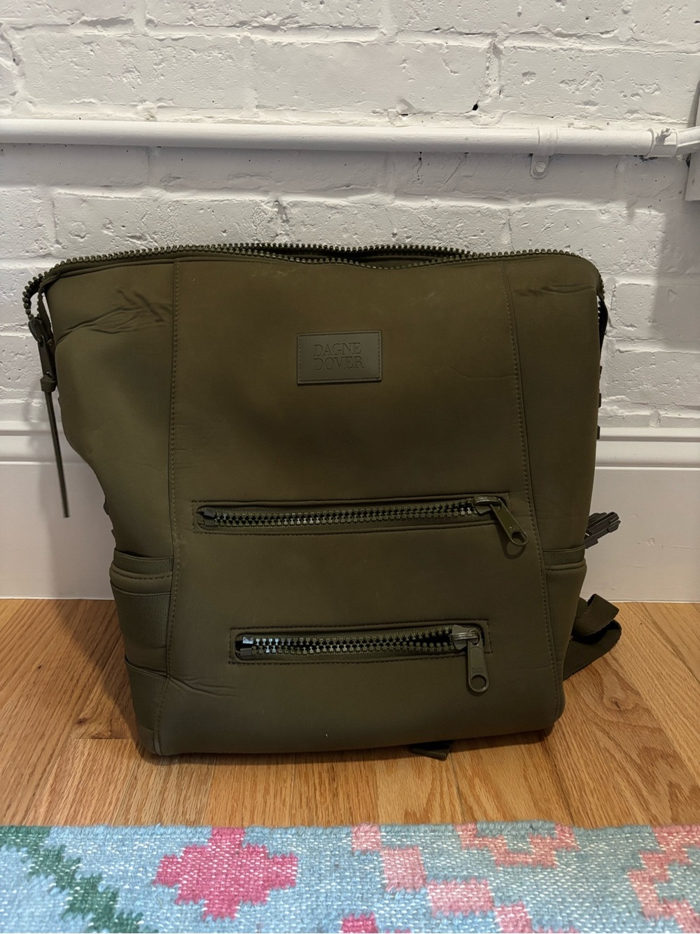 Dagne Dover Olive Green Baby Bag Backpack